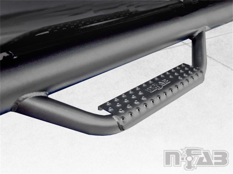 N-Fab Nerf Step 07-17 Toyota Tundra Double Cab 6.5ft Bed - Tex. Black - W2W - 3in