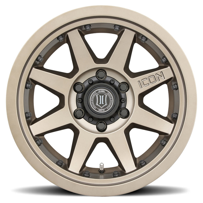 ICON Rebound Pro 17x8.5 5x150 25mm Offset 5.75in BS 110.1mm Bore Bronze Wheel