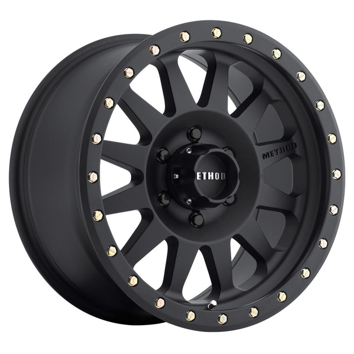 Method MR304 Double Standard 18x9 +18mm Offset 6x135 94mm CB Matte Black Wheel