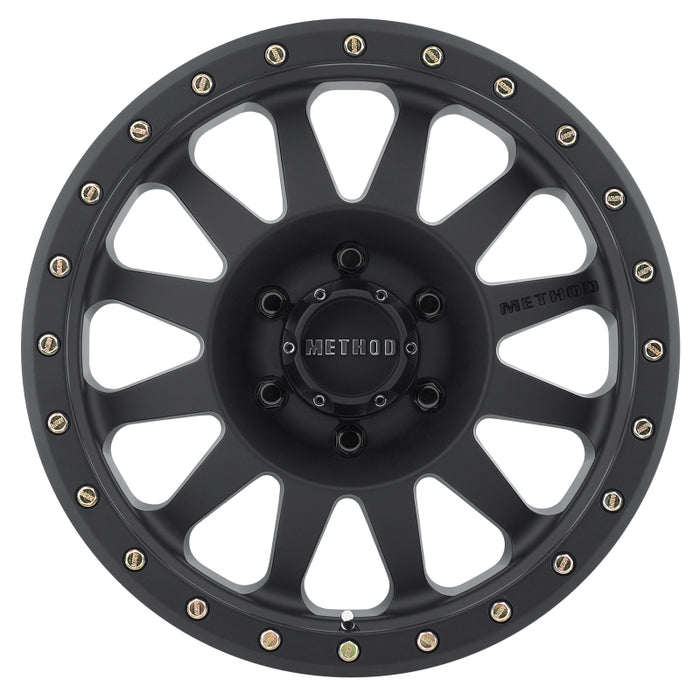 Method MR304 Double Standard 20x10 -18mm Offset 6x5.5 108mm CB Matte Black Wheel