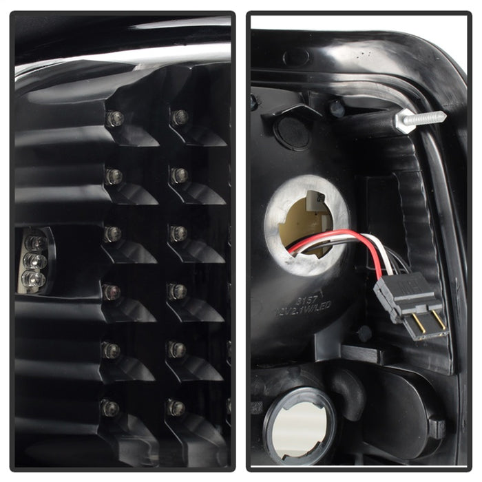 Xtune Dodge Ram 1500 94-01 / Ram 2500/3500 94-02 LED Tail Lights Black ALT-ON-DRAM94-LED-BK