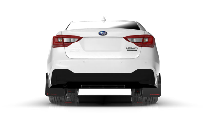 Rally Armor 20-22 Subaru Legacy Black UR Mud Flap w/ Grey Logo