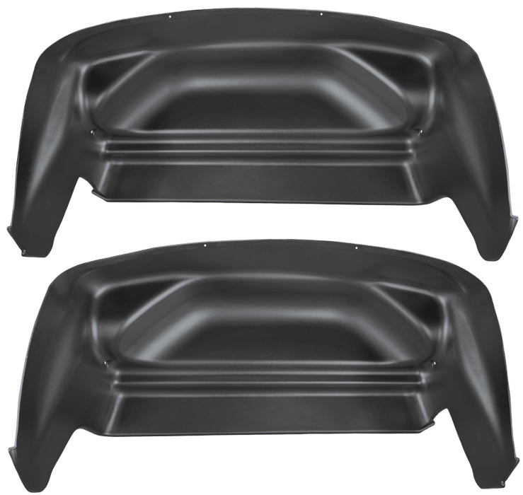 Husky Liners 07-13 Chevy/GMC Silverado/Sierra Black Rear Wheel Well Guards