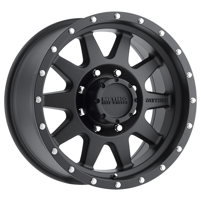 Method MR301 The Standard 16x7 0mm Offset 8x6.5 130.81mm CB Matte Black Wheel