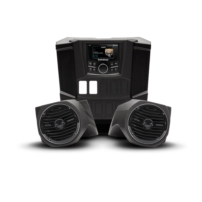 Rockford Fosgate 15-17 Polaris Ranger Stereo and Front Lower Speaker Kit (Gen-1)