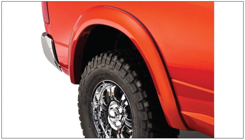 Bushwacker 10-18 Ram 1500 Fleetside Extend-A-Fender Style Flares 4pc 67.4/76.3/96.3in Bed - Black