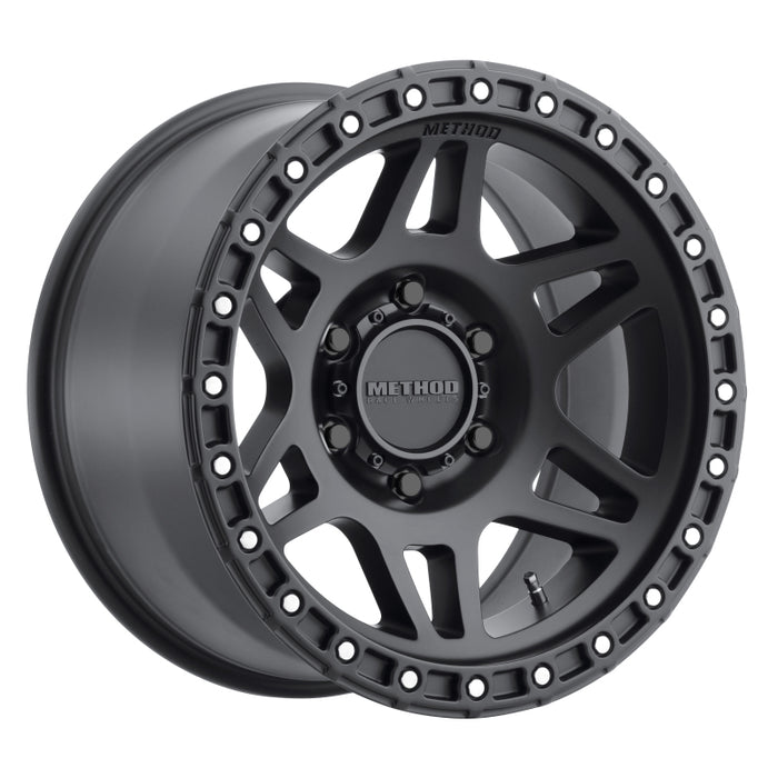 Method MR312 17x9 -12mm Offset 6x5.5 106.25mm CB Matte Black Wheel