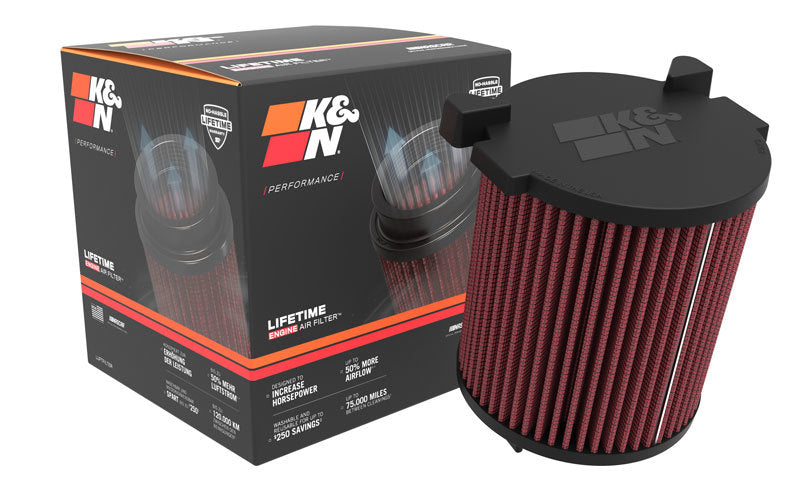 K&N 03 Audi A3 L4-1.6L Drop In Air Filter