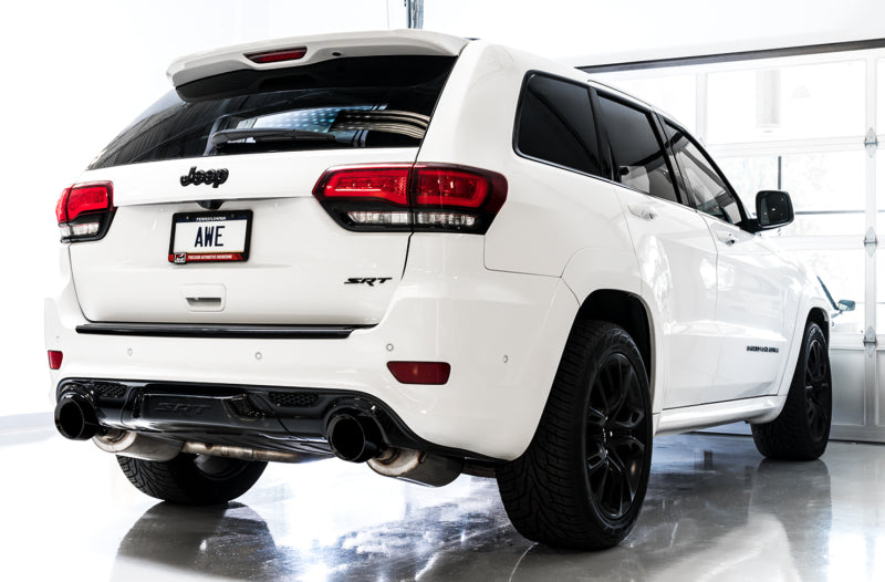 AWE Tuning 2020 Jeep Grand Cherokee SRT Track Edition Exhaust - Chrome Silver Tips