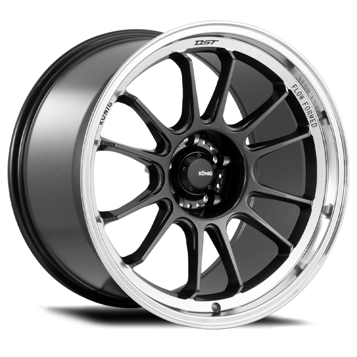 Konig Hypergram 18x8.5 5x112 ET43 Metallic Carbon w/ Machined Lip