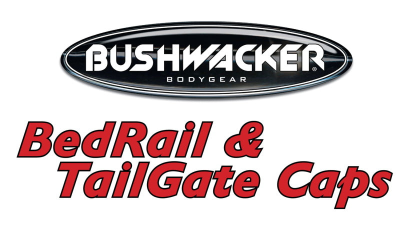 Bushwacker 02-08 Dodge Ram 1500 Fleetside Bed Rail Caps 96.0in Bed - Black