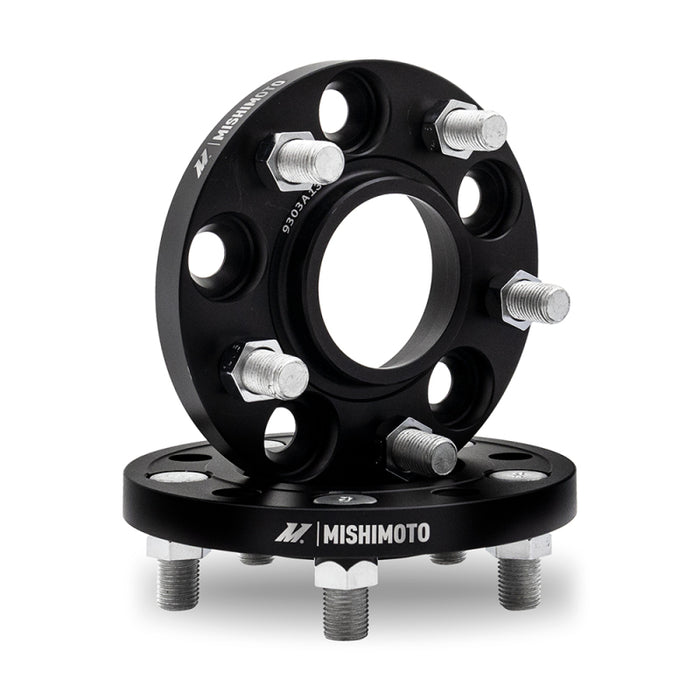 Mishimoto Wheel Spacers - 5x114.3 - 60.1 - 25 - M12 - Black