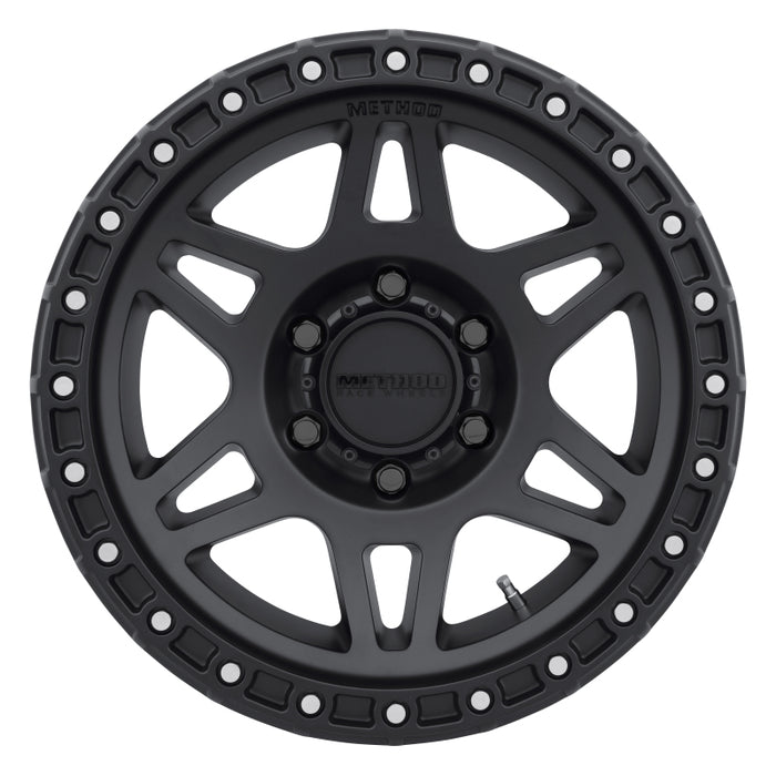 Method MR312 17x8.5 0mm Offset 6x120 67mm CB Matte Black Wheel