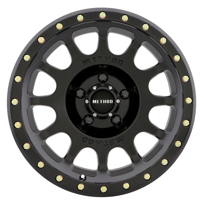 Method MR305 NV 16x8 0mm Offset 5x4.5 83mm CB Matte Black Wheel