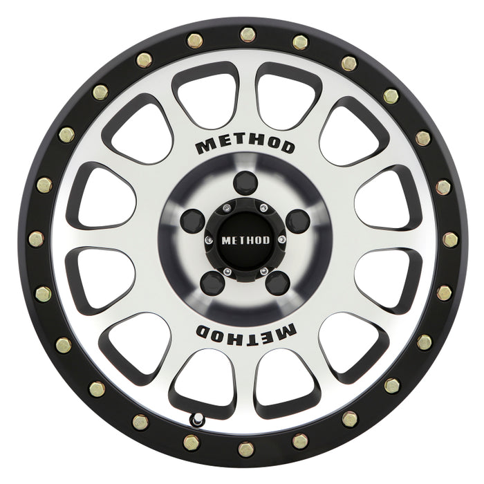 Method MR305 NV 18x9 +25mm Offset 5x150 116.5mm CB Machined/Black Street Loc Wheel