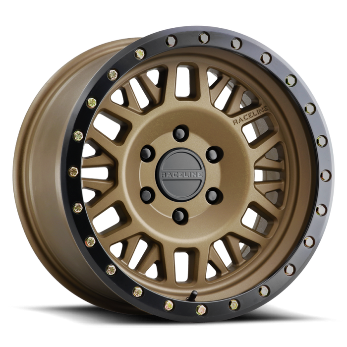 Raceline 951BZ Ryno 17x8.5in / 6x139.7 BP / 0mm Offset / 106.1mm Bore - Bronze Wheel