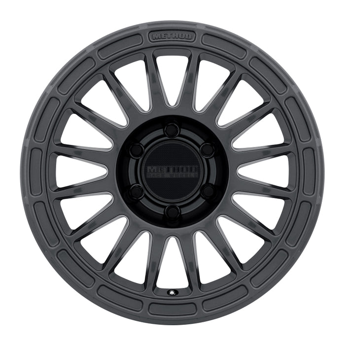 Method MR314 17x7.5 +25mm Offset 6x5.5 106.25mm CB Matte Black Wheel