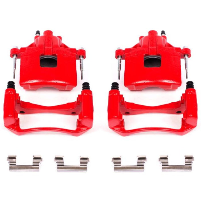 Power Stop 00-05 Buick LeSabre Front Red Calipers w/Brackets - Pair