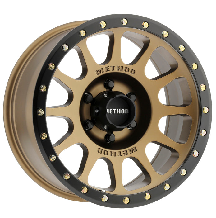 Method MR305 NV 20x10 -18mm Offset 6x5.5 108mm CB Method Bronze/Black Street Loc Wheel