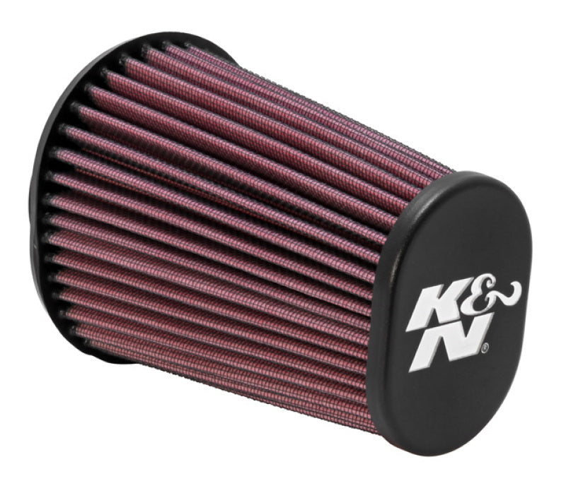 K&N Univrsl Rubber Oval Tprd Filter 2.438in F ID/3.75in B-OW/4.5in B-OL/2.5in T-OW/3.5in T-OL/6in H