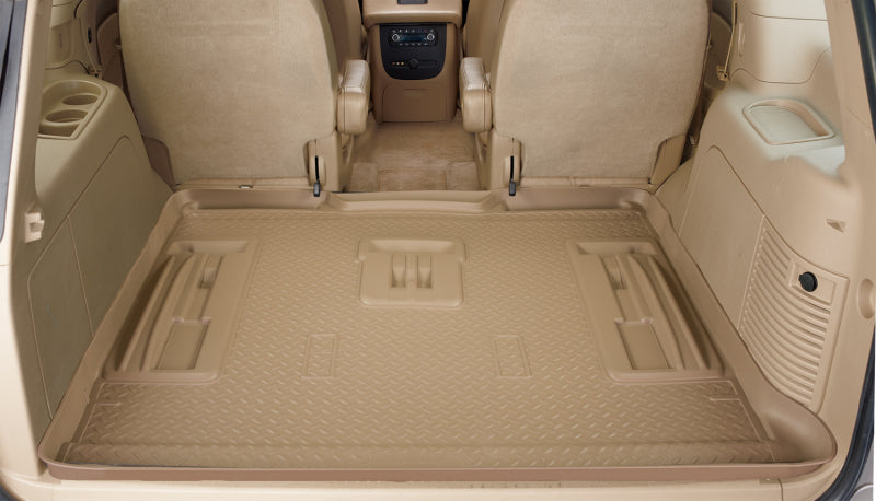 Husky Liners 08-12 Toyota Sequoia Classic Style Black Rear Cargo Liner (Behind 2nd Row)