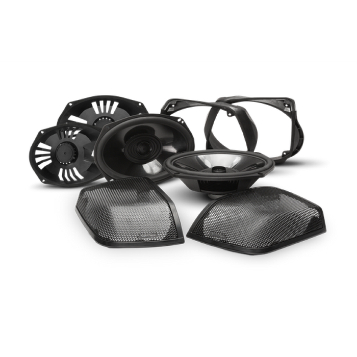 Rockford Fosgate 2014+ Harley Davidson Motorcycle 6 X 9 Pwr Rear Audio Kit