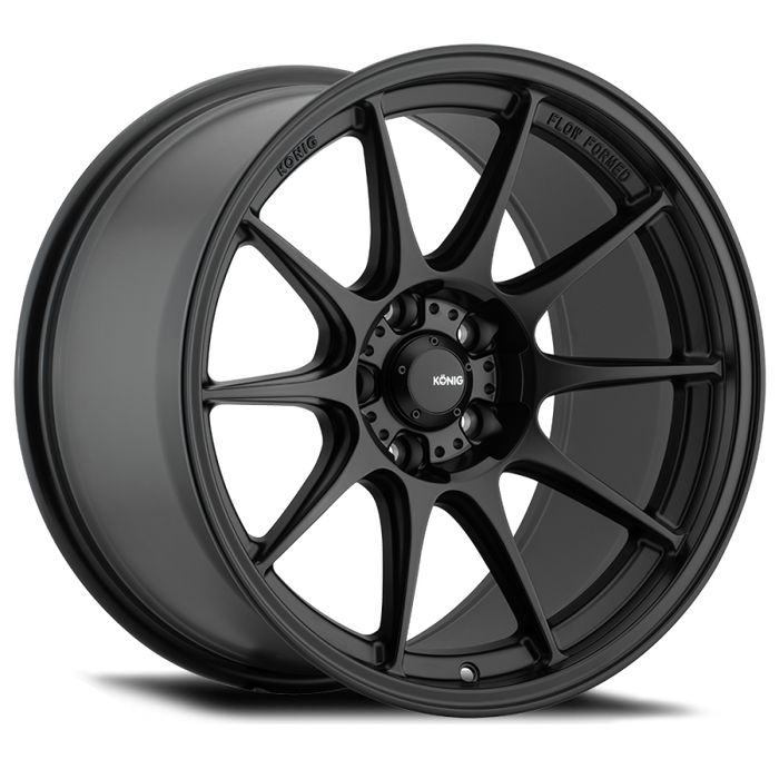 Konig Dekagram 18x8.5 5x112 ET43 Semi-Matte Black