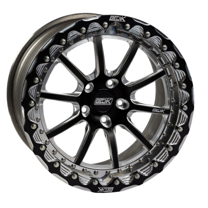 Belak 18x10 / 6.75in BS / 5x114.3 BP / High Pad / Series 4 Wheel - Single Beadlock