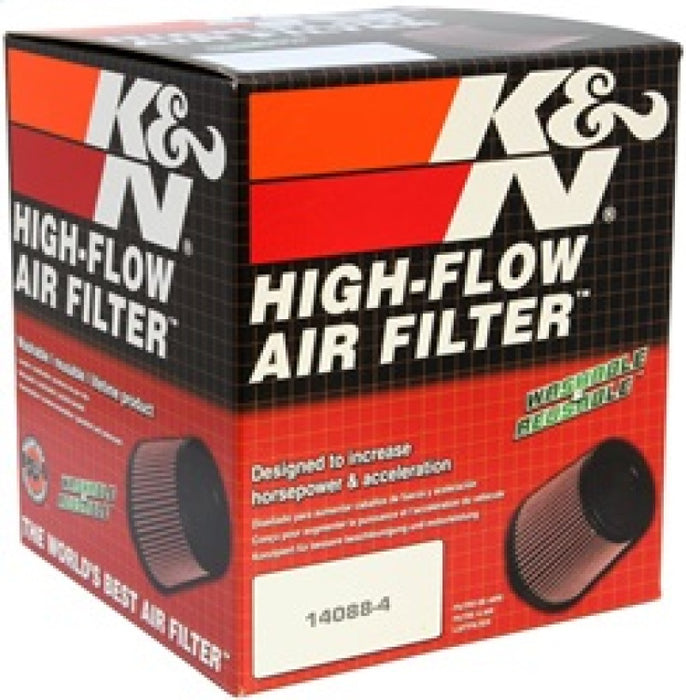 K&N Filter Universal Rubber Filter 5in Flange 6.5in Base 4.5in Top 5.5in Height