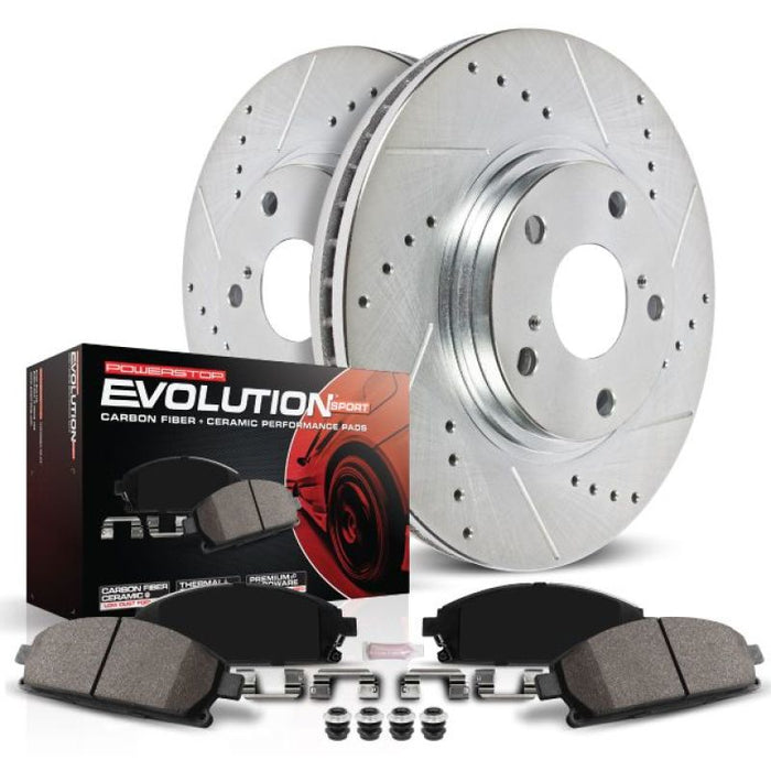 Power Stop 18-19 Buick Enclave Rear Z23 Evolution Sport Brake Kit