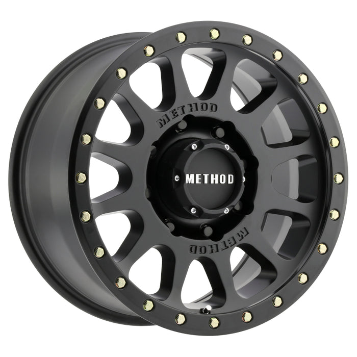 Method MR305 NV HD 18x9 +18mm Offset 8x6.5 130.81mm CB Matte Black Wheel