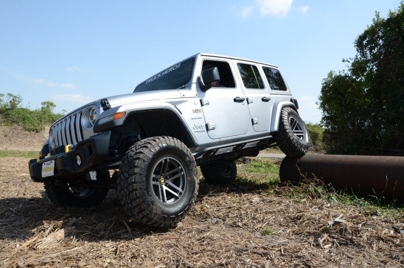 N-Fab Trail Slider Steps 18-20 Jeep Wrangler JL 4 Door SUV - SRW - Textured Black