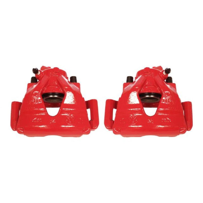 Power Stop 99-10 Volkswagen Beetle Front Red Calipers w/Brackets - Pair