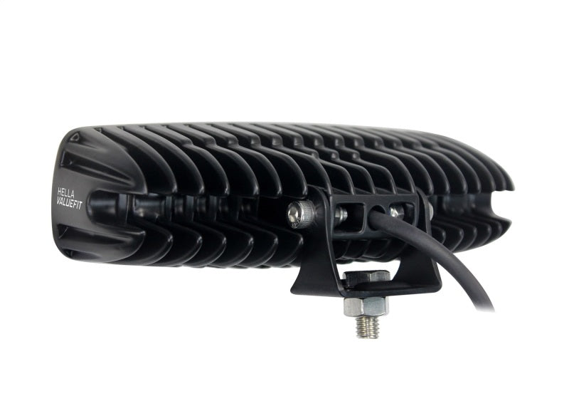 Hella Value Fit Mini 6in LED Light Bar - Flood Beam Pedestal