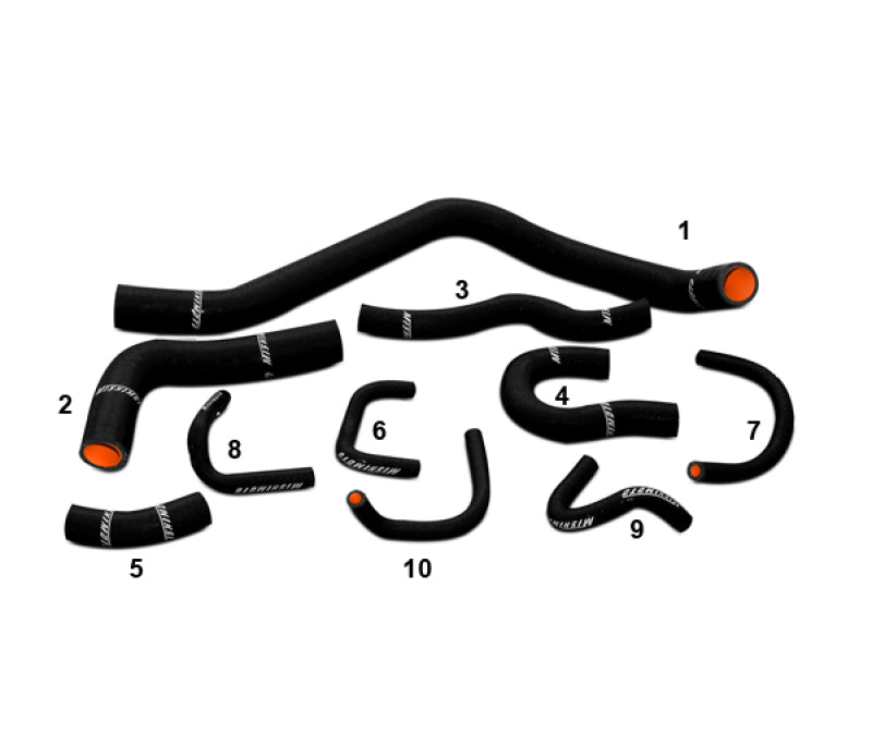 Mishimoto 88-91 Honda Civic Black Silicone Hose Kit