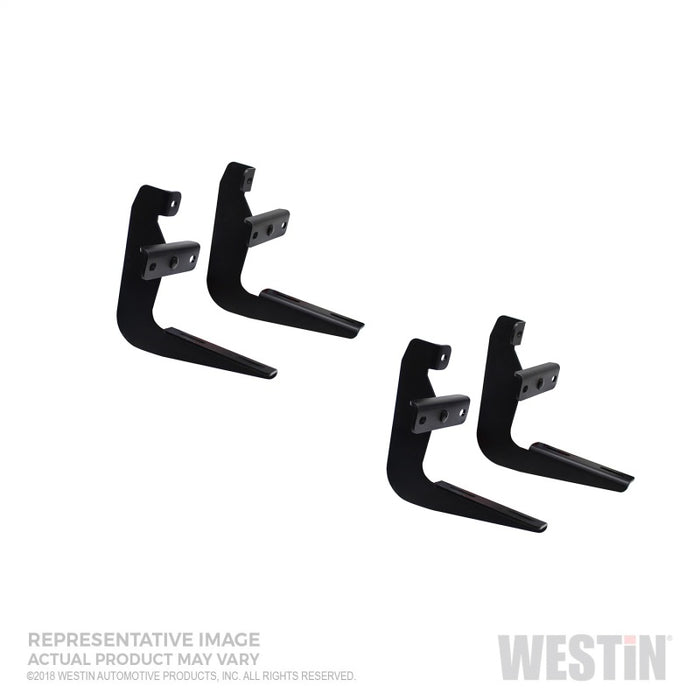 Westin 2002-2008 Dodge Ram 1500 Quad Cab Running Board Mount Kit - Black