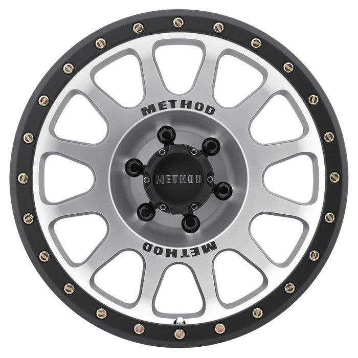 Method MR305 NV 17x8.5 0mm Offset 6x5.5 108mm CB Machined/Black Street Loc Wheel