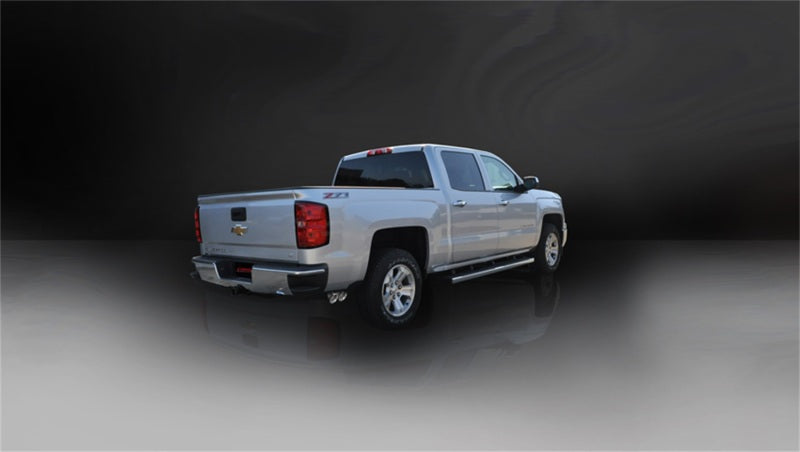 Corsa 14 GMC Sierra/Chevy Silv 1500 Crew Cab/Short Bed 5.3L V8 Polished Sport Single Side CB Exhaust