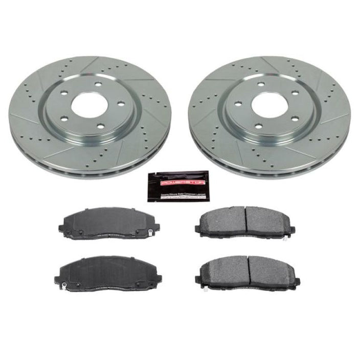 Power Stop 17-19 Chrysler Pacifica Front Z23 Evolution Sport Brake Kit