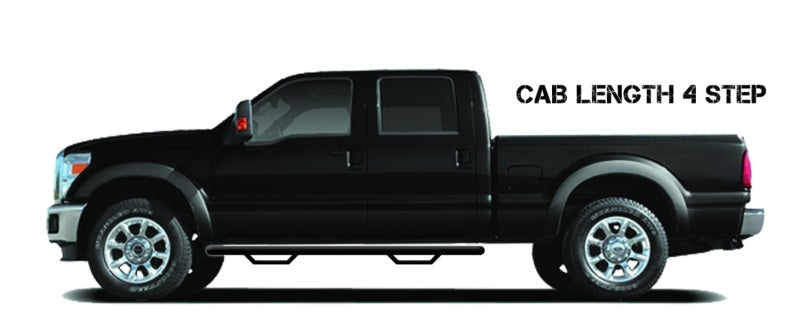 N-Fab Nerf Step 99-16 Ford F-250/350 Super Duty SuperCab - Tex. Black - Cab Length - 3in