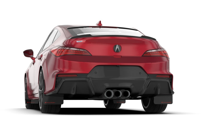 Rally Armor 23-24 Acura Integra + Integra A-Spec Black UR Mud Flap W/Dark Grey Logo (No Drill Req)