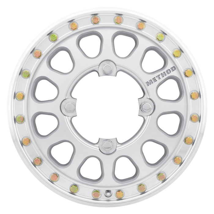 Method MR401-R UTV Beadlock 15x5 / 5+0/43mm Offset / 4x136 / 106mm CB Machined - Raw Wheel